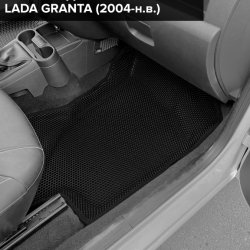 3D коврики EVA с бортами Lada Granta FL седан, лифтбек, универсал (2018-н.в.)