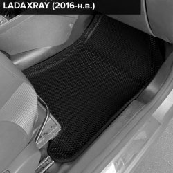 3D коврики EVA с бортами Lada XRAY (2015-н.в.)