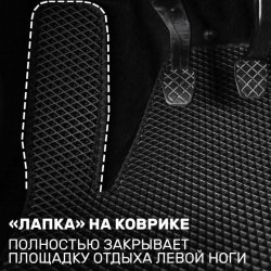 2D коврики EVA Volkswagen Polo V седан (2009-2017)