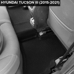 3D коврики EVA с бортами Hyundai Tucson III (2015-2021)