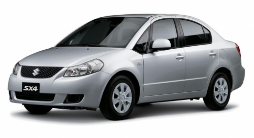 2D коврики EVA в салон и багажник на Suzuki SX4 I седан (2006-2014)