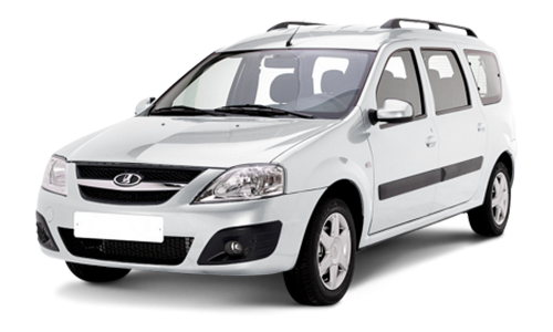 2D коврики EVA в салон и багажник на Lada Largus I, 7 мест, дорест (2012-2021)