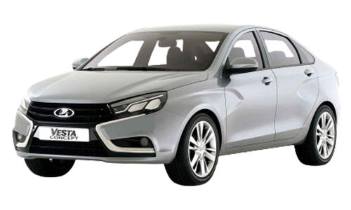 2D коврики EVA в салон и багажник на Lada Vesta седан (2015-2022)