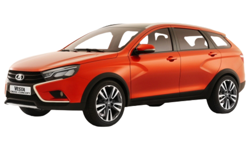 2D коврики EVA в салон и багажник на Lada Vesta универсал (2015-2022)