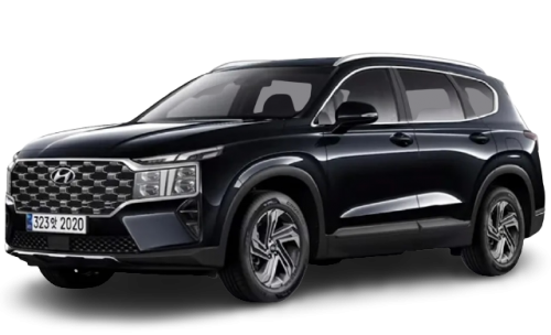 2D коврики EVA в салон и багажник на Hyundai Santa Fe IV рестайлинг, 5 мест (2020-н.в.)