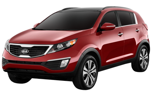 3D коврики EVA с бортами в салон на Kia Sportage III SL (2010-2016)