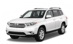 2D коврики EVA в салон и багажник  на Toyota Highlander II (2007-2013)