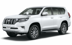 2D коврики EVA в салон и багажник на Toyota Land Cruiser Prado 150 рестайлинг 2 (2017-н.в.)