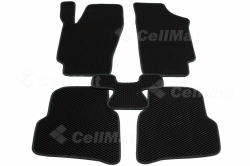 2D коврики EVA в салон и багажник на Volkswagen Polo V седан (2009-2017)