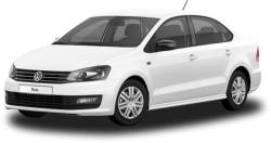 3D коврики EVA с бортами в салон на Volkswagen Polo V седан (2009-2020)