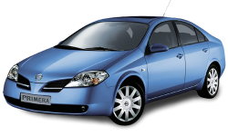 3D коврики EVA с бортами в салон на Nissan Primera III P12 (2001-2008)