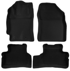 3D коврики EVA с бортами в салон на Toyota Corolla X E140/150 (2006-2013)