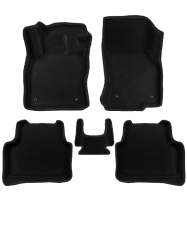 3D коврики EVA с бортами в салон на Skoda Octavia IV A8 (2019-н.в.)