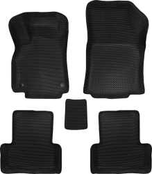 3D коврики EVA с бортами в салон на Renault Fluence I (2009-2017)